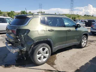 2021 Jeep Compass Altitude with VIN 3C4NJDBBXMT558309, listed as a Copart auction lot 59976145 with 38,736 mi miles and Salvage title. Bid and sale history available at DreamBid. Image 3.