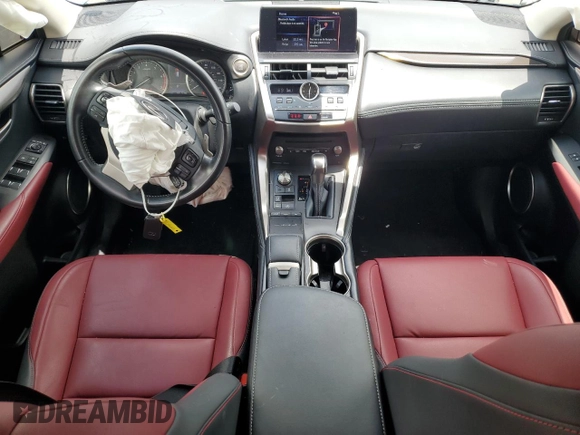 2021 Lexus NX 300 with VIN JTJDARBZ9M2179838, listed as a Copart auction lot 56742445 with 49,172 mi miles and Salvage title. Bid and sale history available at DreamBid. Image 8.