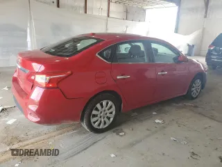 2017 Nissan Sentra SV with VIN 3N1AB7AP1HL693648, listed as a Copart auction lot 62637355 with 156,252 mi miles and Salvage title. Bid and sale history available at DreamBid. Image 3.