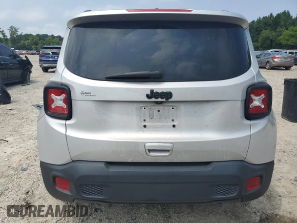 2020 Jeep Renegade Altitude with VIN ZACNJAB13LPK99249, listed as a Copart auction lot 66347684 with Not provided miles and Salvage title. Bid and sale history available at DreamBid. Image 6.