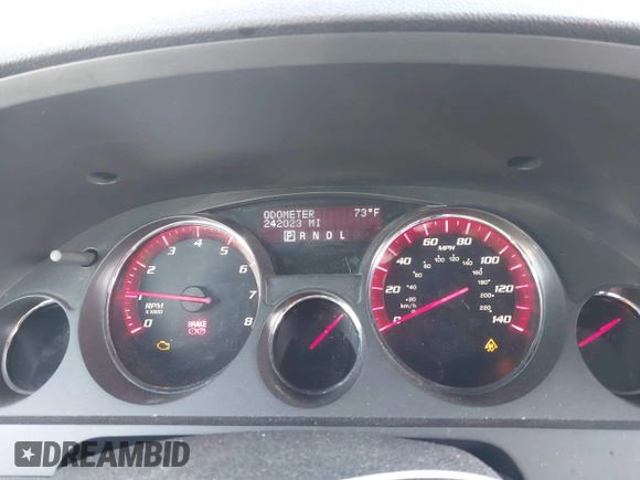2008 GMC Acadia SLT1 with VIN 1GKER23778J263242, listed as a IAAI auction lot 41950769 with 242,023 mi miles. Bid and sale history available at carsss.com. Image 7.