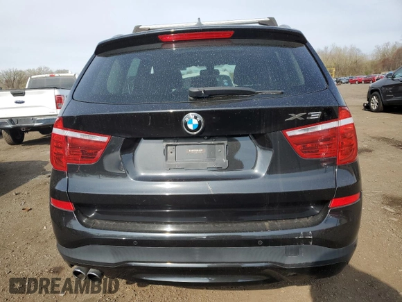 2015 BMW X3 sDrive28i with VIN 5UXWZ7C51F0M82811, listed as a Copart auction lot 49705265 with 65,816 mi miles and Salvage Title. Bid and sale history available at DreamBid. Image 6.