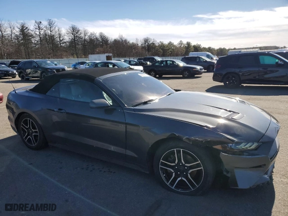2019 Ford Mustang EcoBoost with VIN 1FATP8UH1K5181855, listed as a Copart auction lot 45707075 with NaN miles and Salvage Title. Bid and sale history available at carsss.com. Image 4.