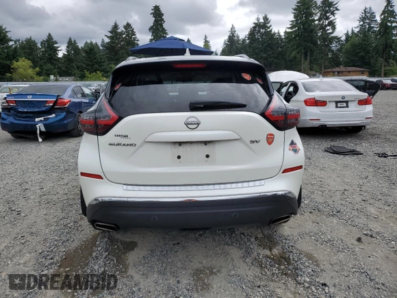 2023 Nissan Murano SV z VIN 5N1AZ2BJ7PC108793, wystawiony jako Copart lot #62601615 z przebiegiem 35 689 mil mil oraz Szkoda całkowita • Salvage title. Historia ofert i sprzedaży dostępna na DreamBid. Obrazek 6.
