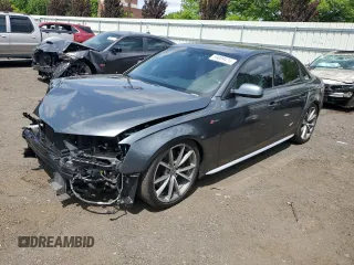 2015 Audi S4 Premium Plus z VIN WAUBGAFL1FA039062, wystawiony jako Copart lot #59089475 z przebiegiem 84 086 mil mil oraz Szkoda całkowita • Salvage title. Historia ofert i sprzedaży dostępna na DreamBid. Obrazek 1.