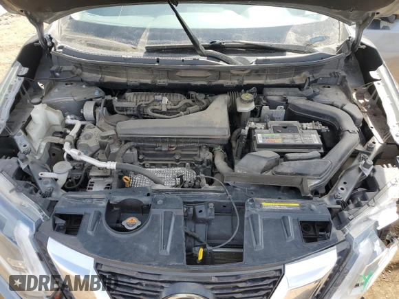 2019 Nissan Rogue SV with VIN JN8AT2MV1KW393590, listed as a Copart auction lot 50365955 with 107,923 mi miles and Salvage Title. Bid and sale history available at carsss.com. Image 12.
