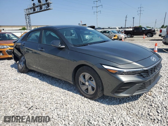 2024 Hyundai Elantra SE with VIN KMHLL4DG3RU825714, listed as a Copart auction lot 60360395 with 11,675 mi miles and Salvage title. Bid and sale history available at DreamBid. Image 4.