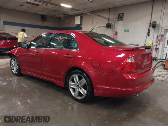 2011 Ford Fusion SPORT with VIN 3FAHP0KC9BR254465, listed as a IAAI auction lot 41837409 with 154,945 mi miles. Bid and sale history available at carsss.com. Image 3.