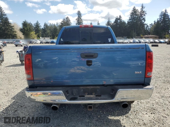 2006 Dodge 1500 SLT with VIN 1D7HA18276J183630, listed as a Copart auction lot 54014175 with 129,692 mi miles and Salvage Title. Bid and sale history available at carsss.com. Image 6.