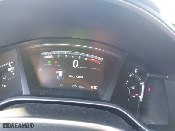 2019 Honda CR-V EX with VIN 2HKRW2H50KH646663, listed as a IAAI auction lot 41693762 with 97,416 mi miles. Bid and sale history available at carsss.com. Image 7.