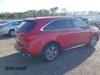 2020 Acura MDX with VIN 5J8YD4H33LL033270, listed as a IAAI auction lot 42542829 with 58,626 mi miles and . Bid and sale history available at DreamBid. Image 4.