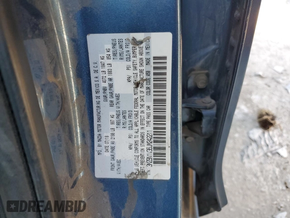 2018 Mazda 3 Touring with VIN 3MZBN1V36JM242211, listed as a Copart auction lot 50771185 with 87,158 mi miles and Salvage Title. Bid and sale history available at DreamBid. Image 12.
