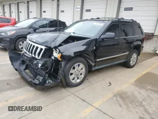 2009 Jeep Grand Cherokee Limited with VIN 1J8HR58T09C541414, listed as a Copart auction lot 58498685 with 164,672 mi miles and Salvage title. Bid and sale history available at DreamBid. Image 1.