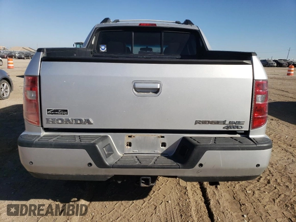 2009 Honda Ridgeline RTS with VIN 5FPYK16409B107553, listed as a Copart auction lot 73571794 with 171,458 mi miles and Salvage Title. Bid and sale history available at carsss.com. Image 6.