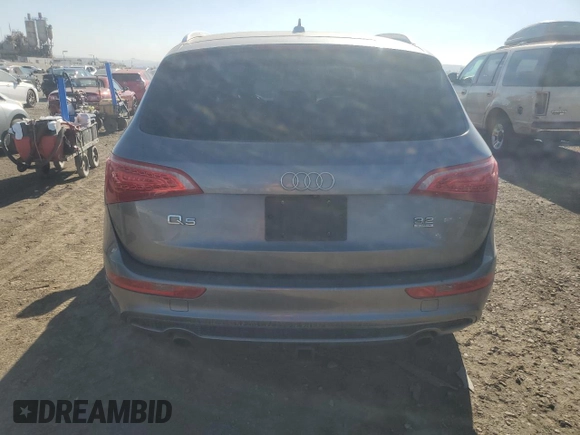 2012 Audi Q5 3.2L Premium Plus with VIN WA1DKAFP7CA013343, listed as a Copart auction lot 87976515 with 0 mi miles and Clean Title. Bid and sale history available at carsss.com. Image 6.