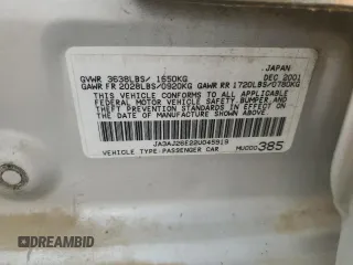 2002 Mitsubishi Lancer ES with VIN JA3AJ26E22U045919, listed as a Copart auction lot 63852225 with 184,071 mi miles and Salvage title. Bid and sale history available at DreamBid. Image 12.