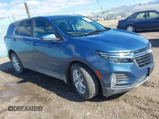 2024 Chevrolet Equinox LT with VIN 3GNAXUEG9RL338596, listed as a IAAI auction lot 41942790 with 25,692 mi miles and . Bid and sale history available at DreamBid. Image 1.