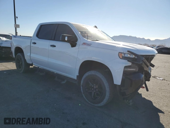 2020 Chevrolet Silverado 1500 LT Trail Boss with VIN 1GCPYFELXLZ371065, listed as a Copart auction lot 42123915 with 55,415 mi miles and Salvage Title. Bid and sale history available at carsss.com. Image 4.