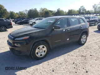 2017 Jeep Cherokee Sport with VIN 1C4PJMAS7HD222221, listed as a Copart auction lot 74942774 with 103,537 mi miles and Salvage Title. Bid and sale history available at carsss.com. Image 1.