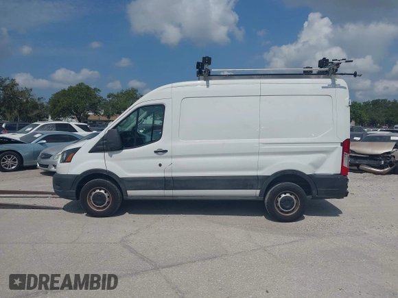 2020 Ford Transit Cargo with VIN 1FTBR1C88LKB38805, listed as a IAAI auction lot 42197348 with 93,779 mi miles and . Bid and sale history available at DreamBid. Image 14.