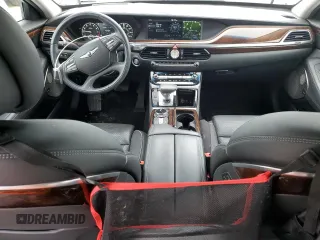 2019 Genesis G90 Premium with VIN KMHG34JA3KU052606, listed as a Copart auction lot 74087844 with 12,831 mi miles and Non Repairable. Bid and sale history available at DreamBid. Image 8.