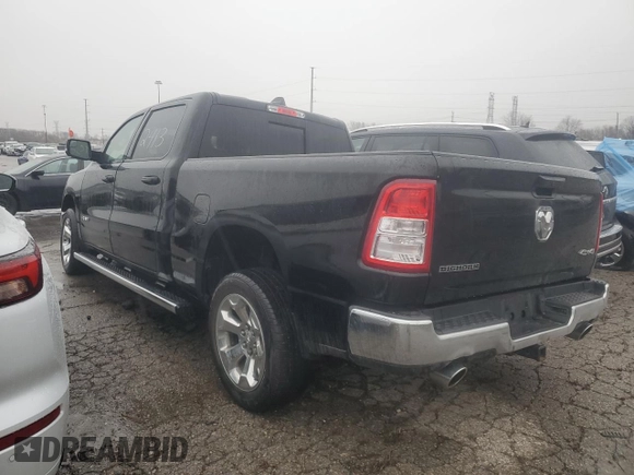 2022 Ram 1500 Big Horn with VIN 1C6SRFMTXNN142413, listed as a Copart auction lot 45535815 with 23,082 mi miles and Clean title. Bid and sale history available at DreamBid. Image 2.