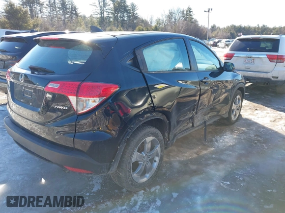 2022 Honda HR-V LX with VIN 3CZRU6H36NM718745, listed as a IAAI auction lot 41442783 with 30,598 mi miles. Bid and sale history available at carsss.com. Image 4.
