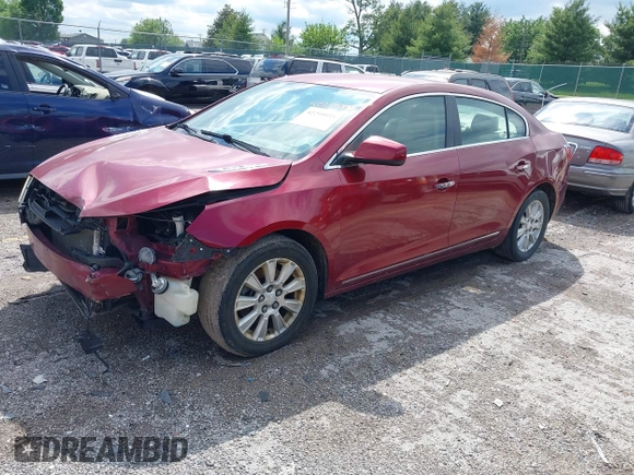 2010 Buick LaCrosse CX with VIN 1G4GB5EG9AF163607, listed as a IAAI auction lot 42295933 with 213,540 mi miles and . Bid and sale history available at DreamBid. Image 2.