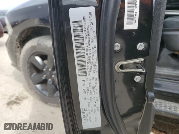 2018 Ram 1500 Night z VIN 1C6RR7MT0JS153033, wystawiony jako Copart lot #49237855 z przebiegiem 105 338 mil mil oraz Szkoda całkowita • Salvage title. Historia ofert i sprzedaży dostępna na DreamBid. Obrazek 12.