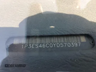 2000 Plymouth Neon Highline z VIN 1P3ES46C0YD570397, wystawiony jako Copart lot #51907655 z przebiegiem 130 681 mil mil oraz Szkoda całkowita • Salvage title. Historia ofert i sprzedaży dostępna na DreamBid. Obrazek 12.
