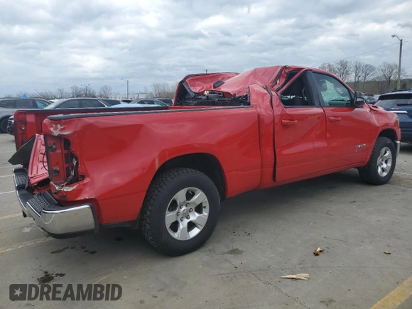 2021 Ram 1500 Big Horn z VIN 1C6SRFMT0MN796805, wystawiony jako Copart lot #51734255 z przebiegiem 83 877 mil mil oraz Szkoda całkowita • Salvage title. Historia ofert i sprzedaży dostępna na DreamBid. Obrazek 3.