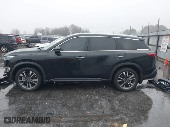 2023 Infiniti QX60 Luxe with VIN 5N1DL1FR1PC354800, listed as a IAAI auction lot 41459926 with 29,190 mi miles and . Bid and sale history available at DreamBid. Image 15.