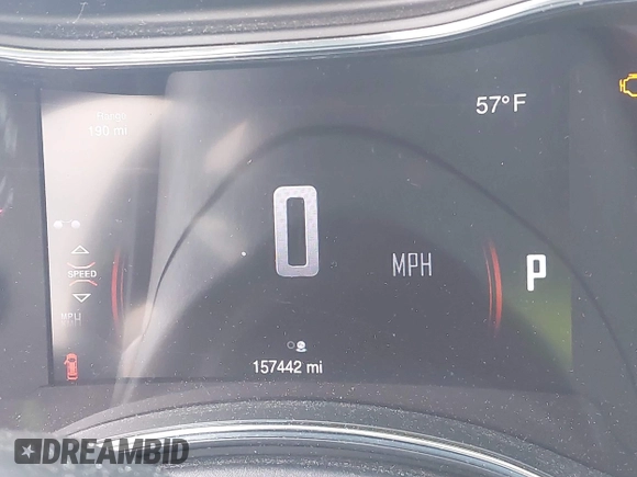 2015 Dodge Durango Limited with VIN 1C4RDJDG1FC132989, listed as a IAAI auction lot 42060324 with 157,442 mi miles and . Bid and sale history available at DreamBid. Image 15.