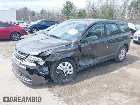 2014 Dodge Journey SE with VIN 3C4PDCABXET219532, listed as a IAAI auction lot 42030341 with 139,145 mi miles and . Bid and sale history available at carsss.com. Image 2.