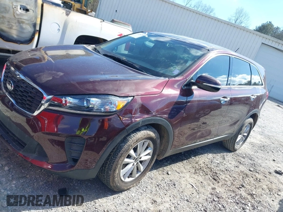 2020 Kia Sorento LX with VIN 5XYPG4A36LG641971, listed as a IAAI auction lot 41628259 with 108,717 mi miles. Bid and sale history available at carsss.com. Image 14.