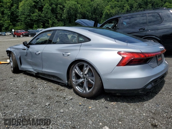 2024 Audi e-tron GT Prestige z VIN WAUDJBFW7R7001203, wystawiony jako Copart lot #63804904 z przebiegiem 48 mil mil oraz Szkody całkowita. Historia ofert i sprzedaży dostępna na DreamBid. Obrazek 2.