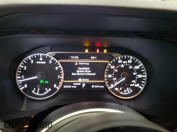 2023 Nissan Pathfinder Platinum z VIN 5N1DR3DH2PC254760, wystawiony jako Copart lot #55861115 z przebiegiem 20 265 mil mil oraz Szkoda całkowita • Salvage title. Historia ofert i sprzedaży dostępna na DreamBid. Obrazek 9.
