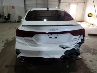2022 Kia Forte GT with VIN 3KPF44AC3NE477602, listed as a Copart auction lot 45660375 with 77,397 mi miles and Salvage Title. Bid and sale history available at carsss.com. Image 6.