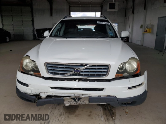 2008 Volvo XC90 I6 with VIN YV4CY982881419507, listed as a Copart auction lot 46617315 with 0 mi miles and Salvage Title. Bid and sale history available at carsss.com. Image 5.
