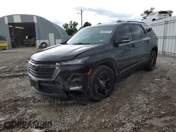 2022 Chevrolet Traverse LT with VIN 1GNERHKW6NJ184901, listed as a Copart auction lot 58931225 with 45,586 mi miles and Salvage title. Bid and sale history available at DreamBid. Image 1.