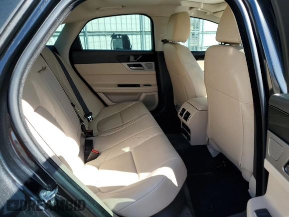 2017 Jaguar XF 35t Premium with VIN SAJBD4BV0HCY43592, listed as a Copart auction lot 77621094 with 51,753 mi miles and Salvage Title. Bid and sale history available at carsss.com. Image 10.