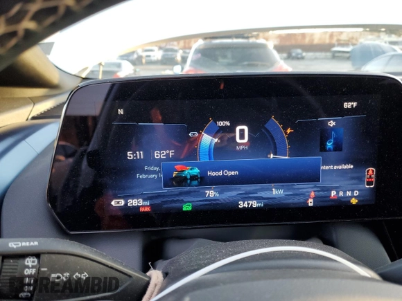 2024 Chevrolet Equinox EV LT with VIN 3GN7DLRP0RS247200, listed as a Copart auction lot 45700675 with 3,479 mi miles and Salvage Title. Bid and sale history available at DreamBid. Image 9.