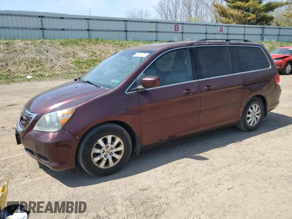 2010 Honda Odyssey EX-L with VIN 5FNRL3H74AB094517, listed as a Copart auction lot 54618725 with 164,873 mi miles and Clean Title. Bid and sale history available at carsss.com. Image 1.
