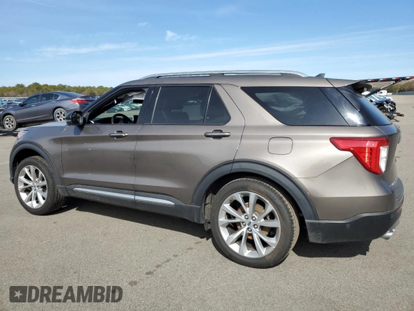 2021 Ford Explorer Platinum with VIN 1FM5K8HC8MGA32202, listed as a Copart auction lot 47875275 with 62,640 mi miles and Salvage title. Bid and sale history available at DreamBid. Image 2.