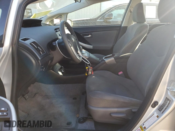 2012 Toyota Prius One with VIN JTDKN3DU8C5485018, listed as a Copart auction lot 42490045 with 56,279 mi miles and Salvage Title. Bid and sale history available at DreamBid. Image 7.