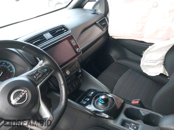 2023 Nissan LEAF SV Plus with VIN 1N4CZ1CV6PC557350, listed as a IAAI auction lot 41459564 with 79,889 mi miles and . Bid and sale history available at DreamBid. Image 5.
