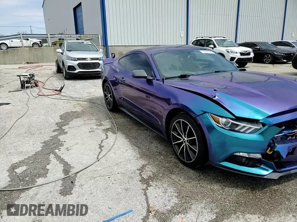 2016 Ford Mustang EcoBoost with VIN 1FA6P8TH2G5305315, listed as a Copart auction lot 52445595 with 96,877 mi miles and Salvage Title. Bid and sale history available at carsss.com. Image 13.