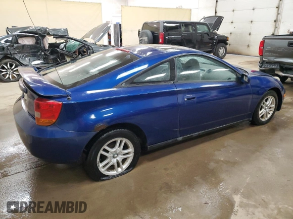 2000 Toyota Celica GT with VIN JTDDR32T0Y0027078, listed as a Copart auction lot 88881465 with 343,615 mi miles and Clean Title. Bid and sale history available at carsss.com. Image 3.