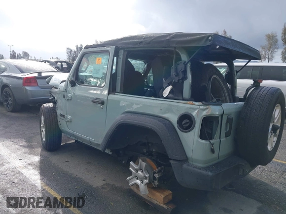 2023 Jeep Wrangler Willys z VIN 1C4HJXAG0PW600660, wystawiony jako IAAI lot #41713238 z przebiegiem 43 717 mil mil oraz . Historia ofert i sprzedaży dostępna na DreamBid. Obrazek 3.
