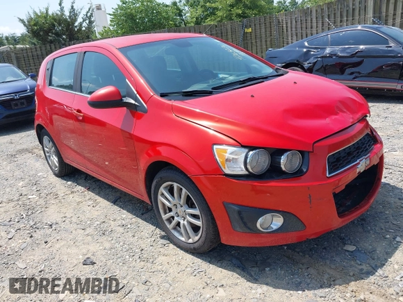 2012 Chevrolet Sonic LT with VIN 1G1JC6SH9C4128132, listed as a IAAI auction lot 42632261 with 160,029 mi miles and . Bid and sale history available at DreamBid. Image 1.
